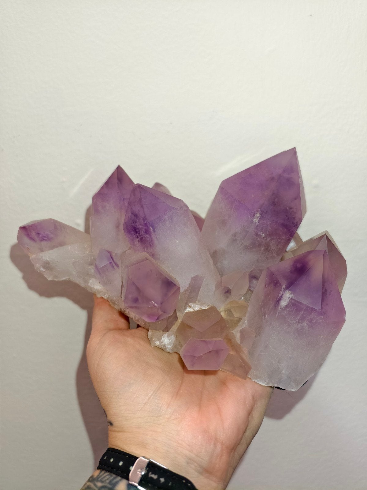 6-Amethist cluster, Ophalen of Verzenden