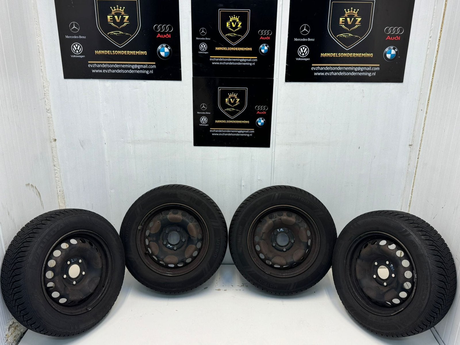 Renault Scenic III bj.2011 All-Seasons banden met velgenset, Gebruikt, 15 inch, Ophalen of Verzenden, All Season