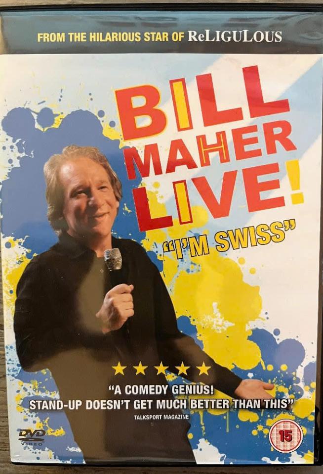 Bill Maher I'm Swiss + Religulous dvd's regio 0 afspeelbaar, Vanaf 16 jaar, Ophalen of Verzenden, Zo goed als nieuw, Overige genres