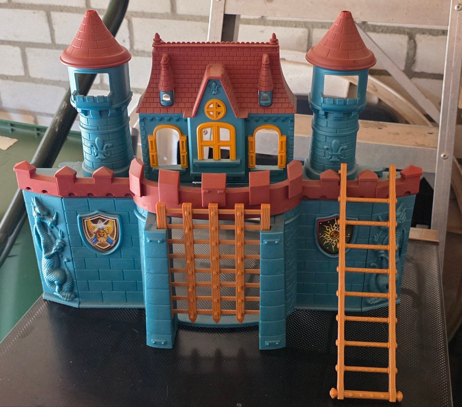 vintage speelgoed kasteel., Ophalen, Gebruikt, Poppenhuis