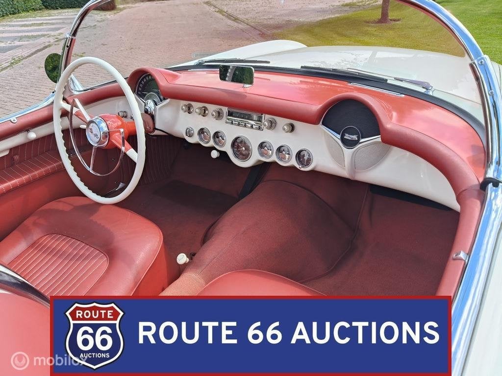 Chevrolet Corvette C1 | 1954 | Route 66 Auctions, Auto's, Overige carrosserieën, Chevrolet, Zwart, Bedrijf