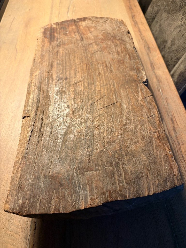 Oude bajot plank stoer sober landelijk, Huis en Inrichting, Hout, Gebruikt, Ophalen of Verzenden, Landelijk