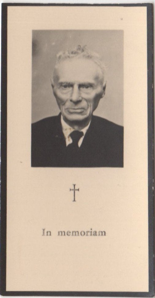 Cornelis Bakker 1872 + 1955 Wervershoof, 83 jaar oud, Ophalen of Verzenden