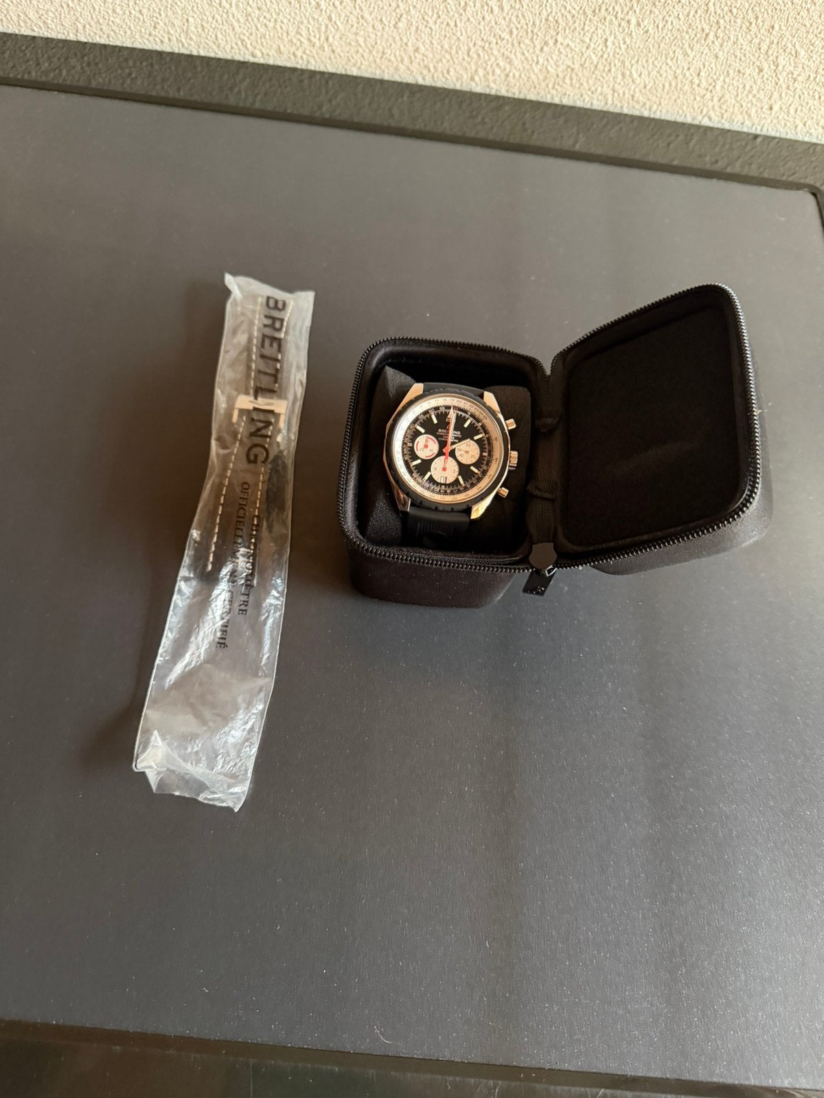 Breitling Chrono-Matic 49 A14360, Ophalen, Zo goed als nieuw, Staal, Breitling