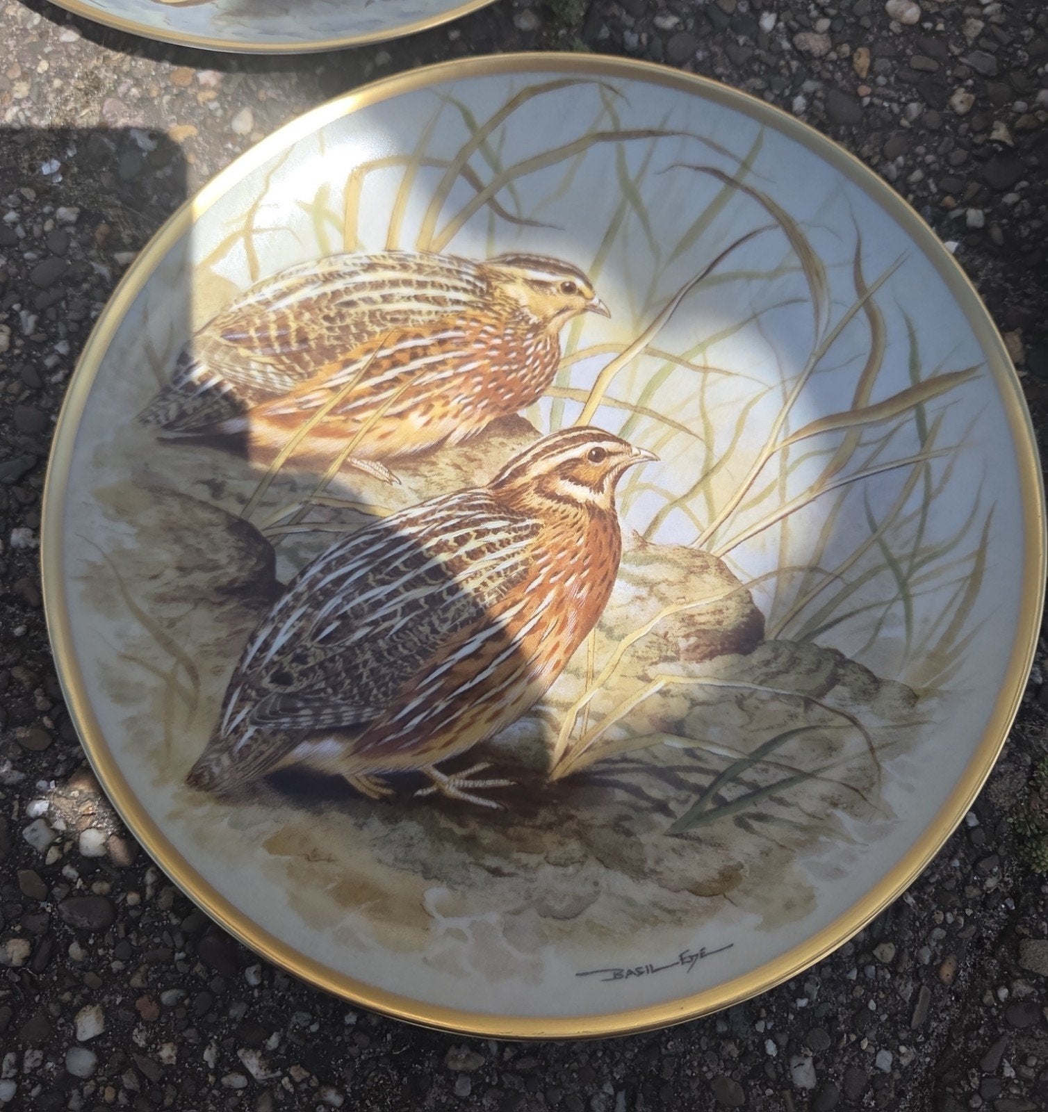 Franklin Porcelain Gamebirds of the World by Basil Ed, Antiek en Kunst, Ophalen