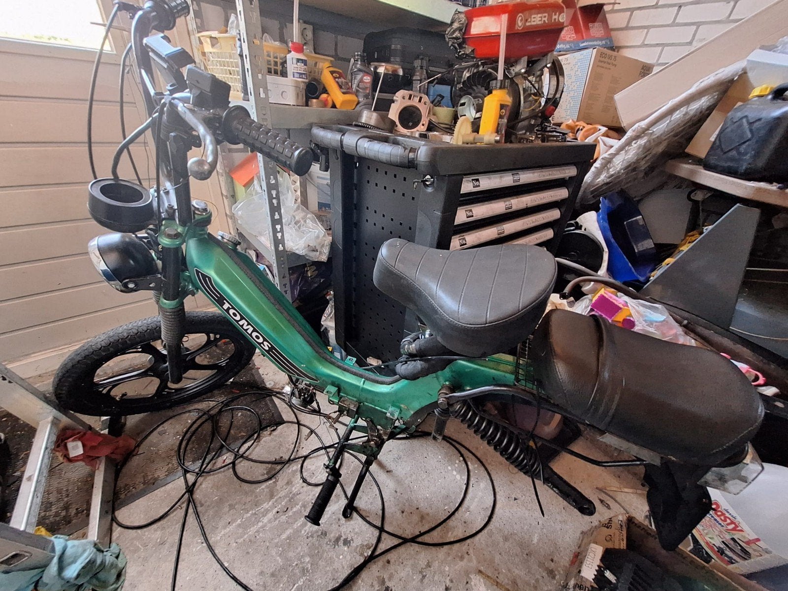 Tomos a35 frame met veel onderdelen, Ophalen
