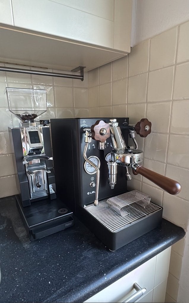 Lelit Mara X V2 Espressomachine & Eureka Mignon Libra, Ophalen, Espresso apparaat, Zo goed als nieuw, 2 tot 4 kopjes