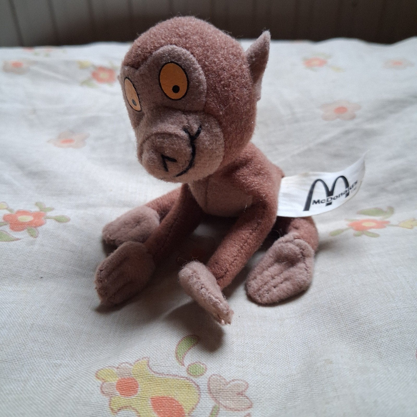 McDonald's Tarzan (1999) baby baviaan knuffeltje, Verzamelen, Ophalen of Verzenden, Overige figuren, Zo goed als nieuw, Knuffel