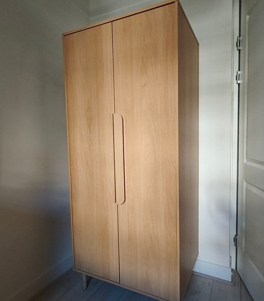 Kledingkast, Gebruikt, 150 tot 200 cm, 50 tot 75 cm, 50 tot 100 cm