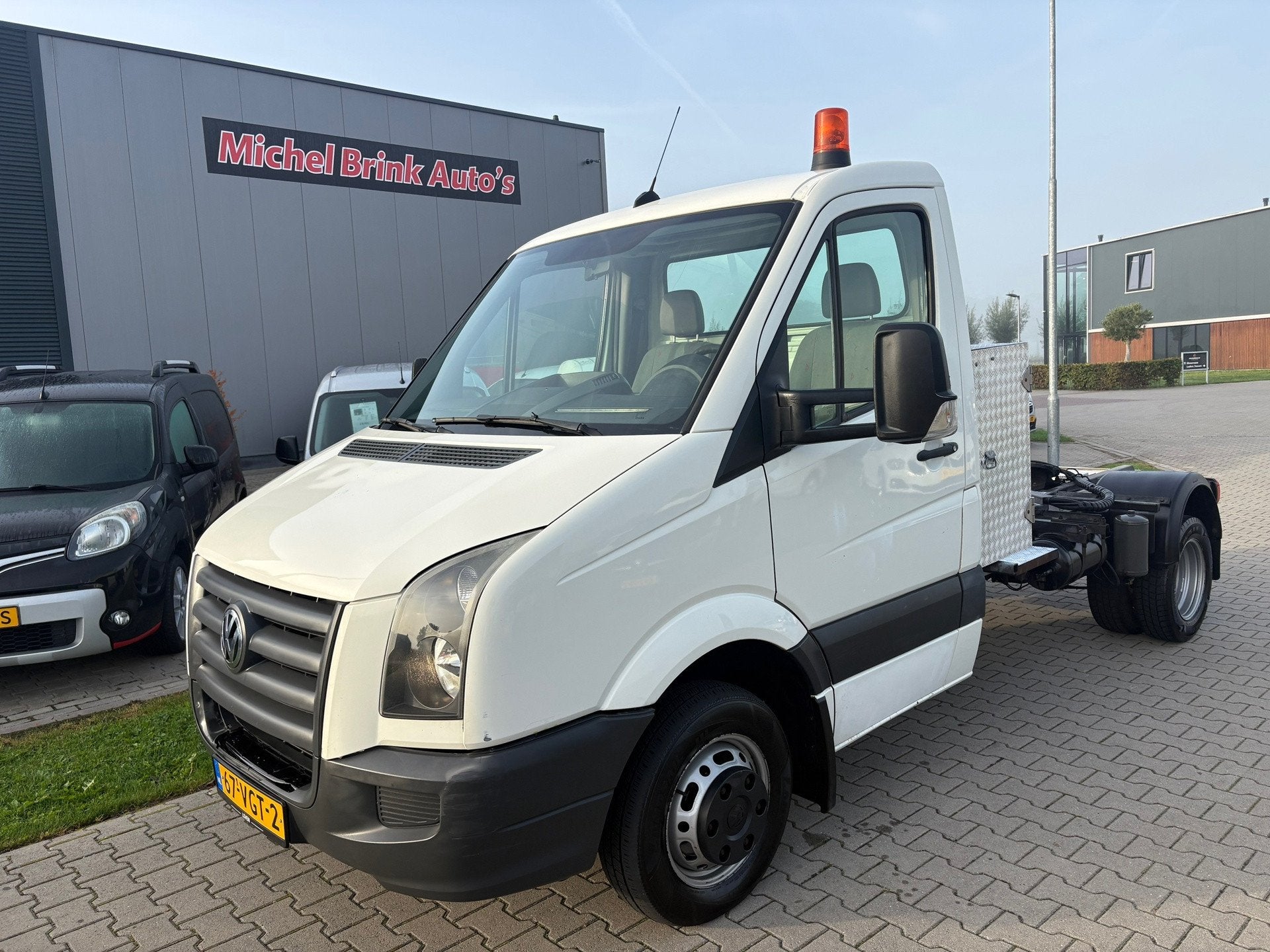 Volkswagen Crafter 50 2.5 TDI BE Trekker, Auto's, Gebruikt, Zwart, Volkswagen, Origineel Nederlands