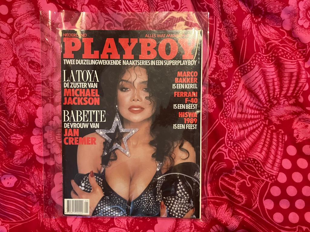 Vintage Nederlandse Playboy Michael Jackson, Verzenden, Gelezen, Overige typen