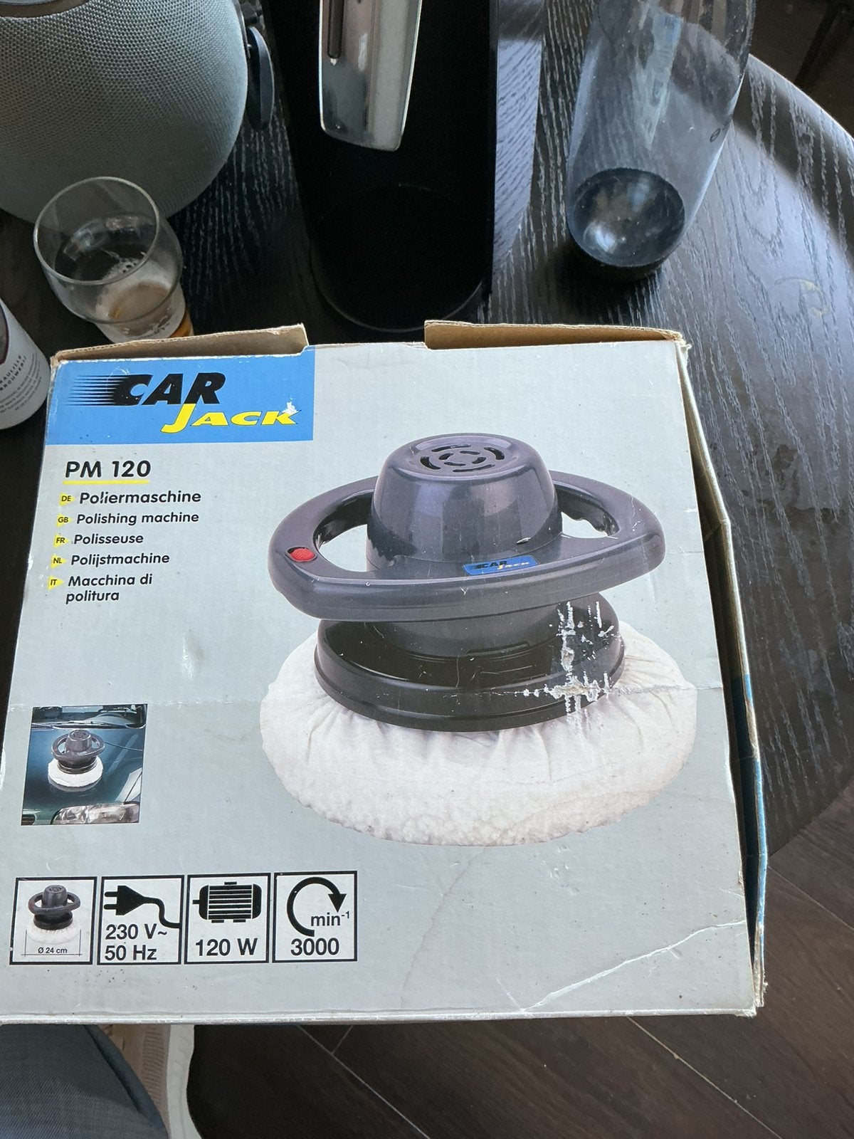 CAR JACK PM 120 Polijstmachine - Nieuw in doos, Ophalen, Zo goed als nieuw