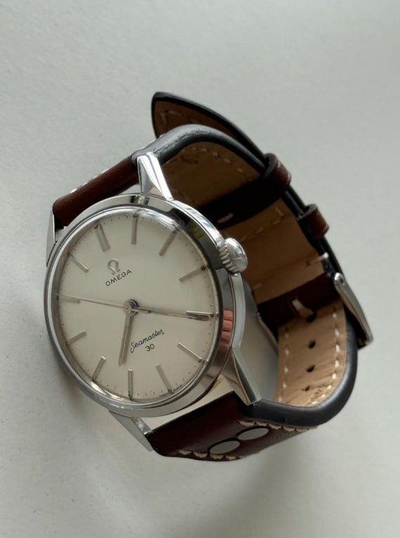 De Omega Seamaster 30 werkt na de revisie weer naar behoren, Zakhorloge, Staal, Met bandje, Omega