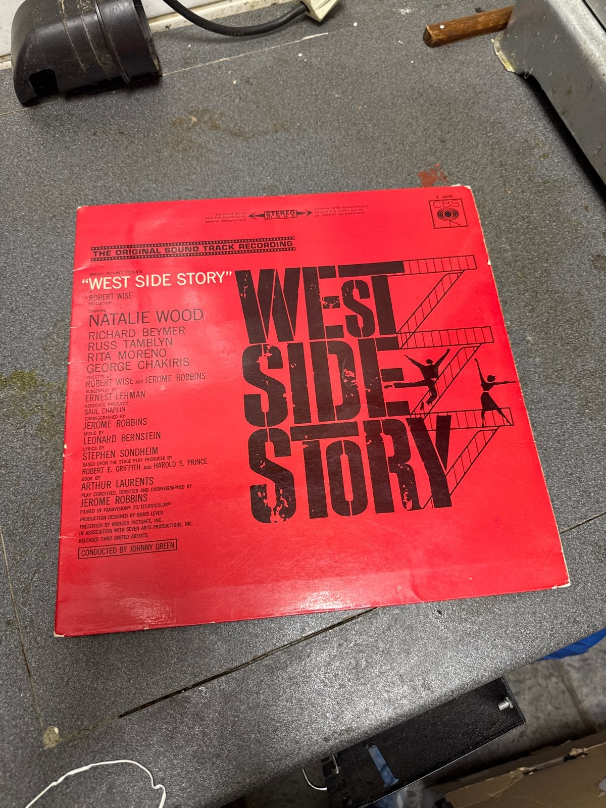 West Side Story - Originele Soundtrack LP (CBS), Cd's en Dvd's, Vinyl | Filmmuziek en Soundtracks, Ophalen, LP, Gebruikt, Soundtrack