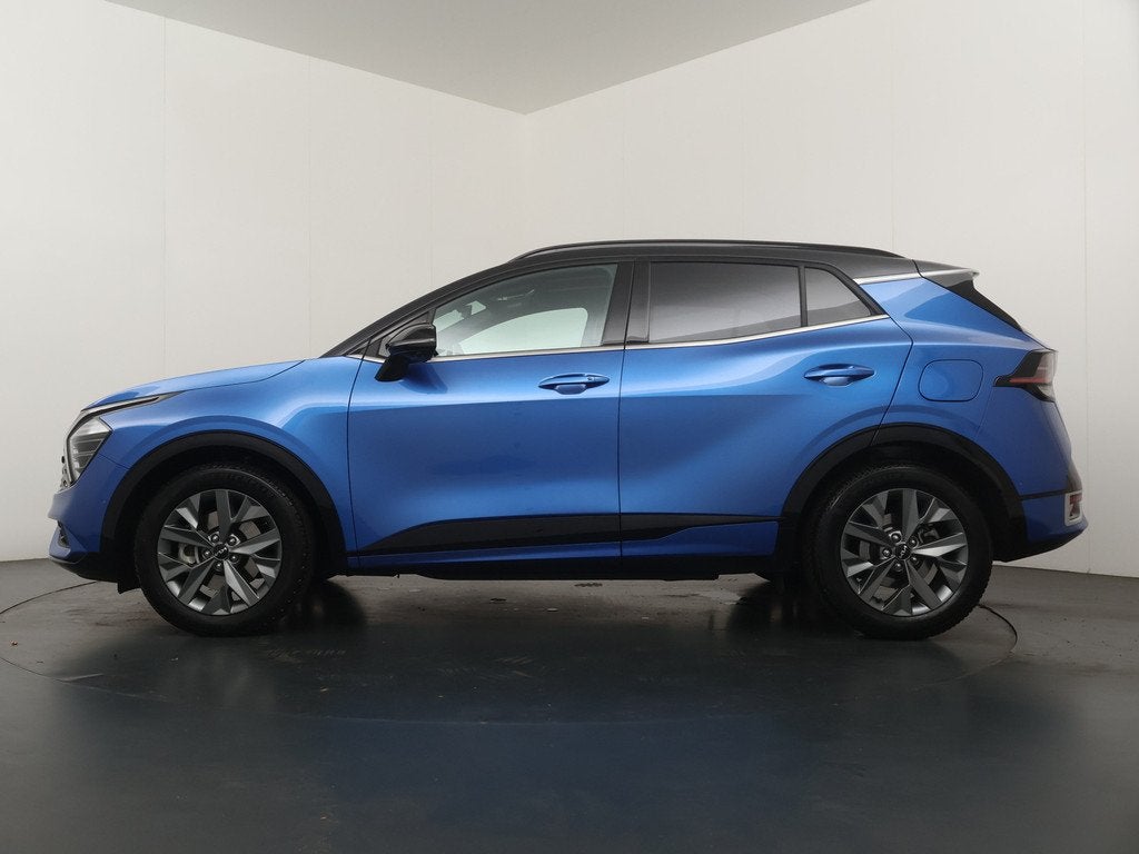 Kia Sportage 1.6 T-GDi Hybrid GT-PlusLine - Stoelverwarming-, Auto's, Kia, 12 maanden, Gebruikt, 4 cilinders, Blauw