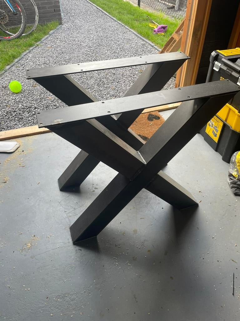 Stalen tafelpoten, Ophalen, Minder dan 50 cm, 50 tot 100 cm, Vierkant
