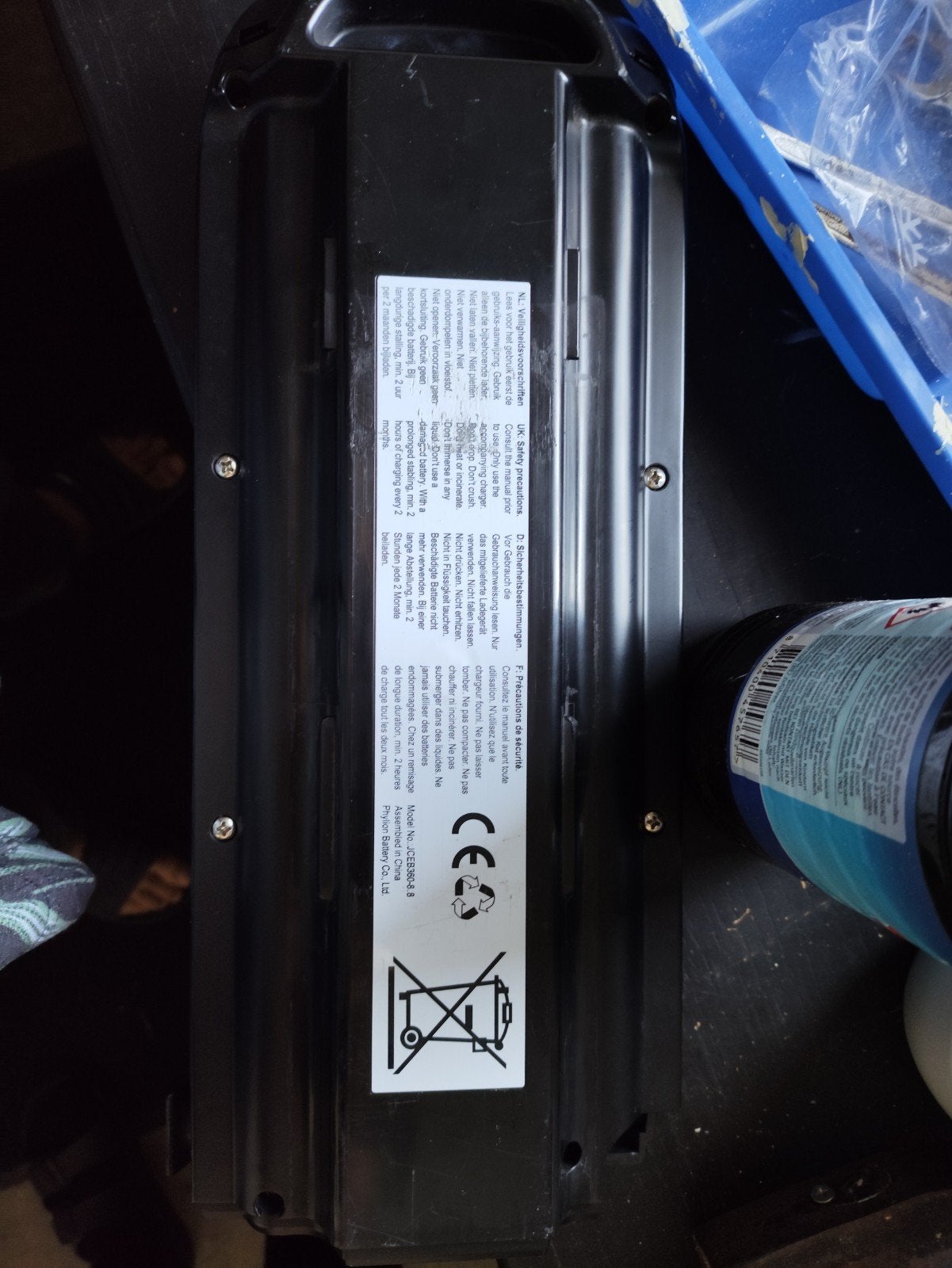 E-bike accu - Gebruikt - defect, Gebruikt