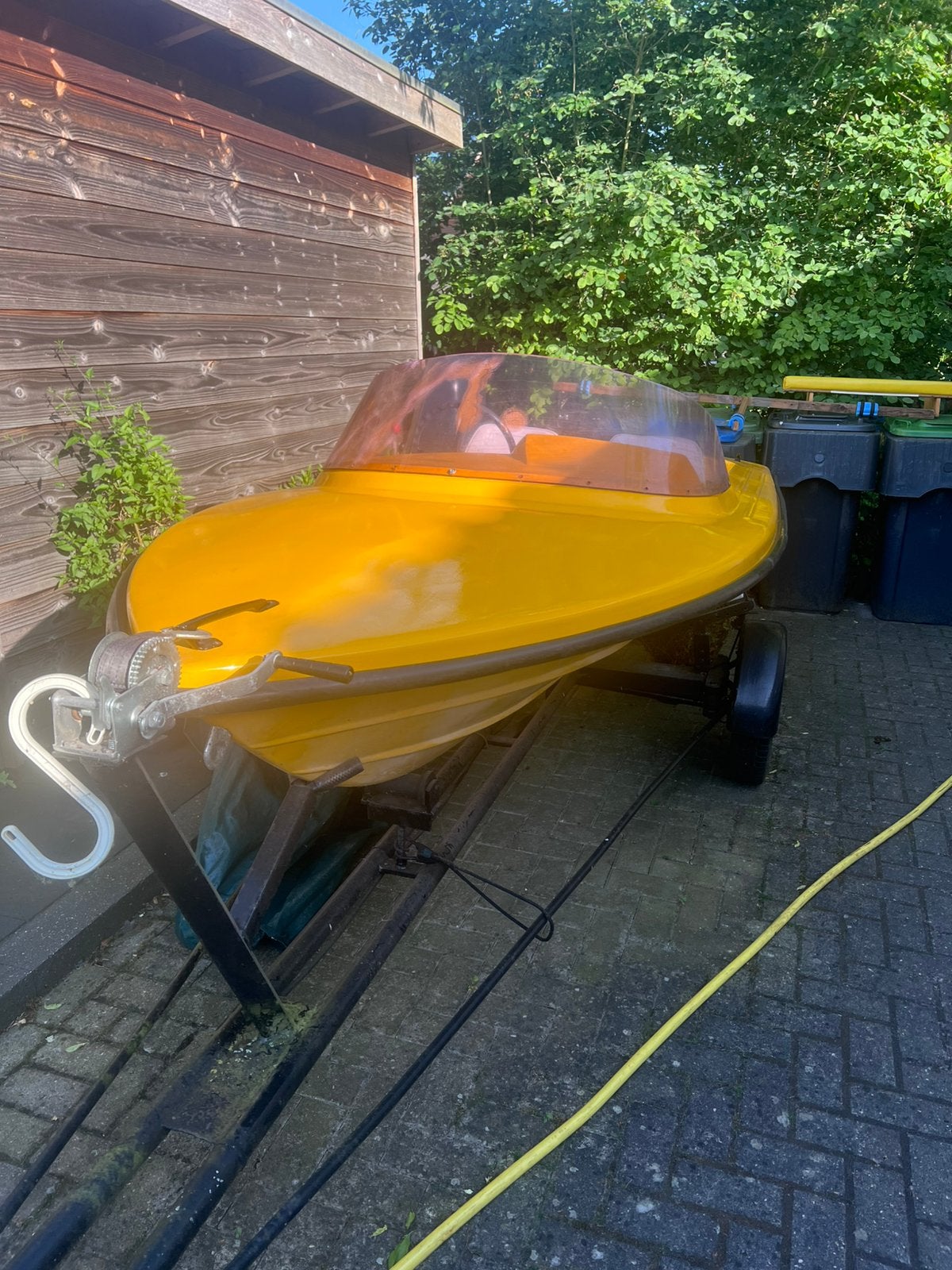 Speedboot met Yamaha bb motor 15 pk, Motoren, Ophalen, Gebruikt