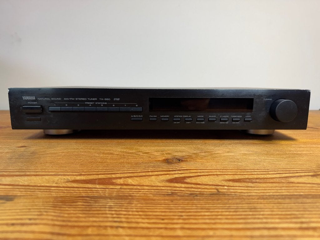 Yamaha natural sound AM-FM stereo tuner TX-550 RS, Ophalen of Verzenden, Gebruikt