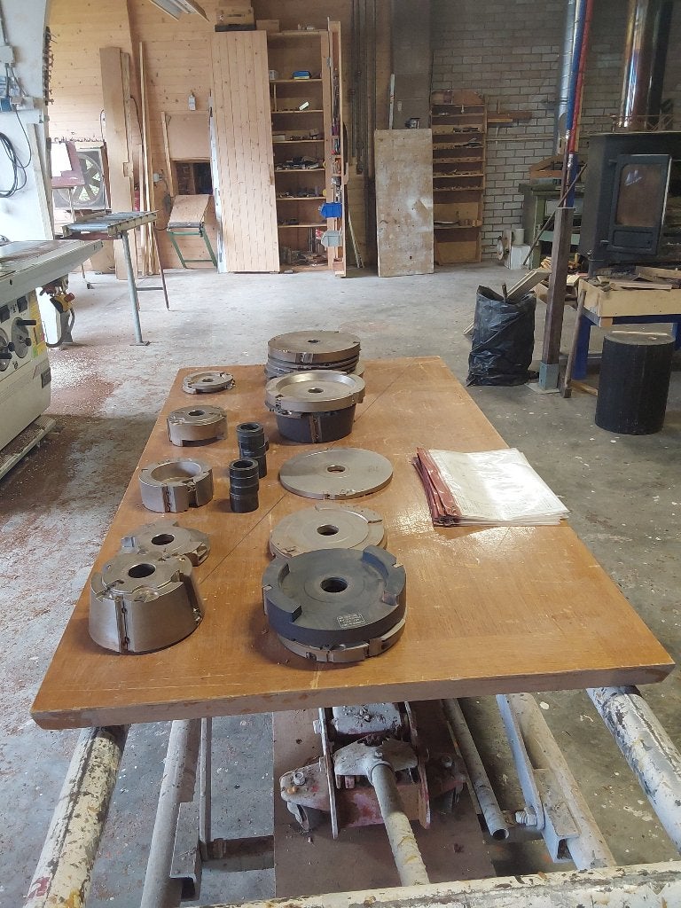 OMAS Euromec freeskoppen en gereedschap voor houtbewerking, Ophalen, Gebruikt