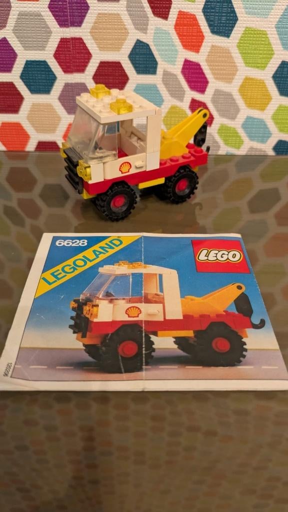 LEGO 6628 LEGOLAND Shell Tow Truck, Gebruikt, Compleet, Lego, Ophalen of Verzenden