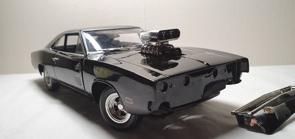 ERTL fast and the furious 1970 dodge charger, Hobby en Vrije tijd, Modelauto's | 1:18, Ophalen of Verzenden, Gebruikt, Auto, ERTL