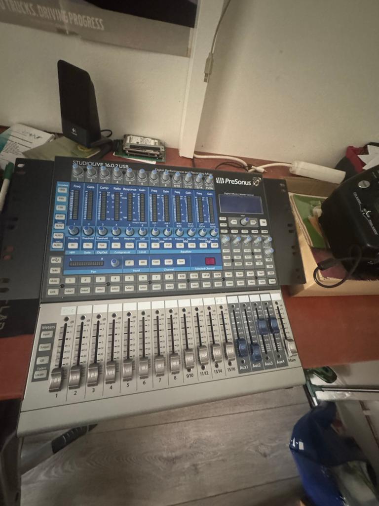 PreSonus StudioLive 16.0.2 USB Digitale Mixer, Muziek en Instrumenten, Mengpanelen, Ophalen of Verzenden, Gebruikt, 10 tot 20 kanalen