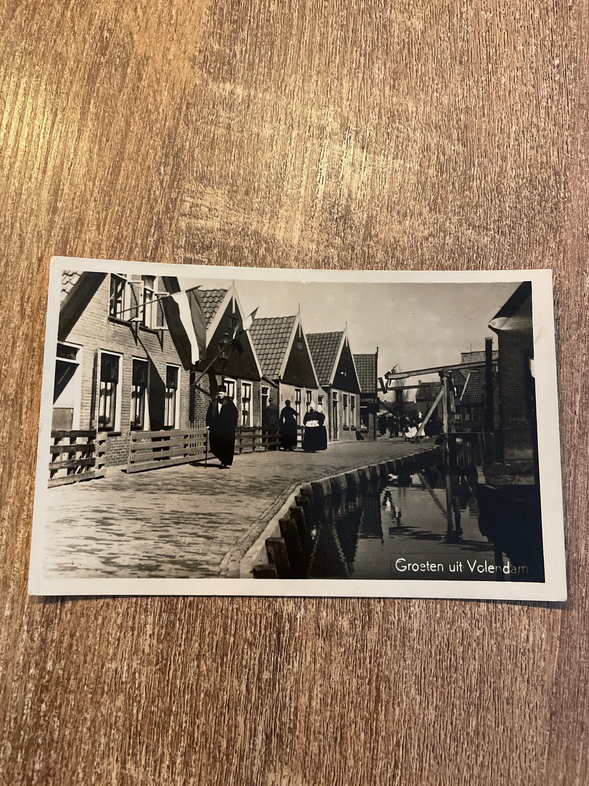 Oude Ansichtkaart Volendam - Groeten uit Volendam, Ophalen of Verzenden, Gelopen, Noord-Holland