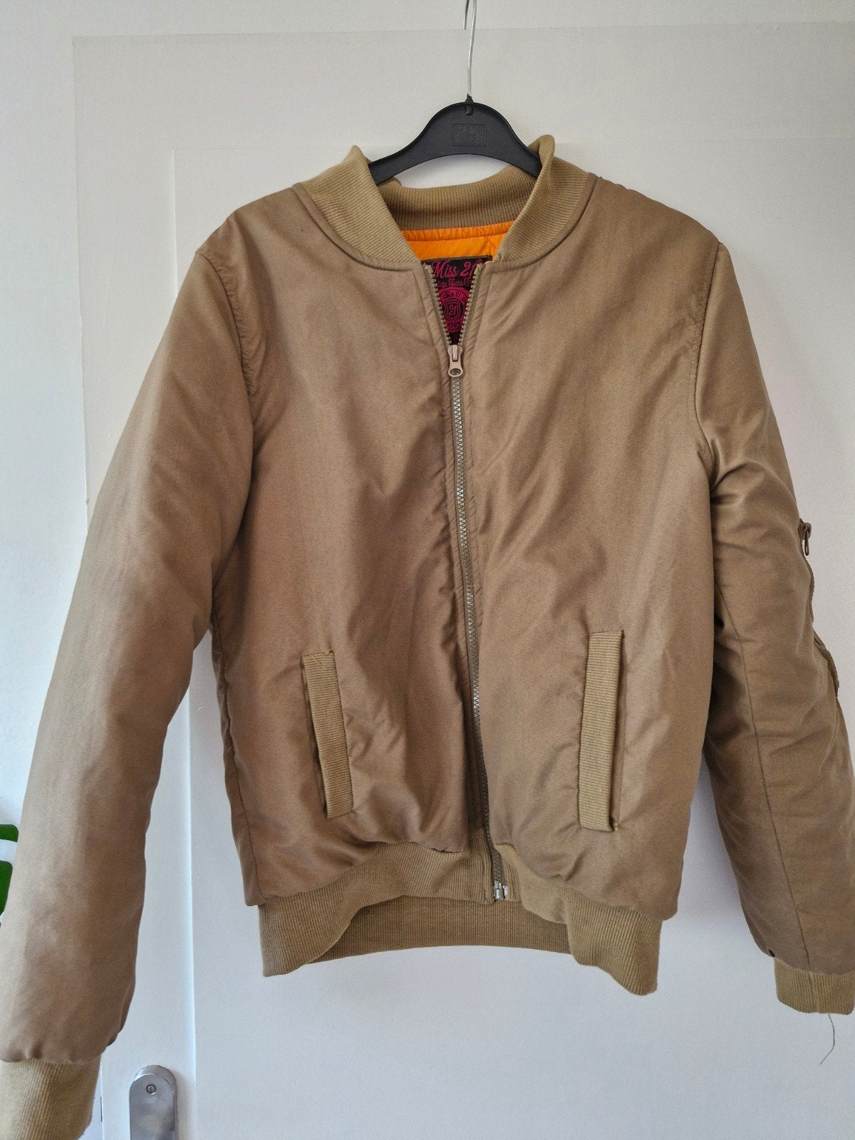 Miss 21 Vintage Jeans Co. Bomberjack - Maat M, Maat 38/40 (M), Bruin, Ophalen of Verzenden, Zo goed als nieuw
