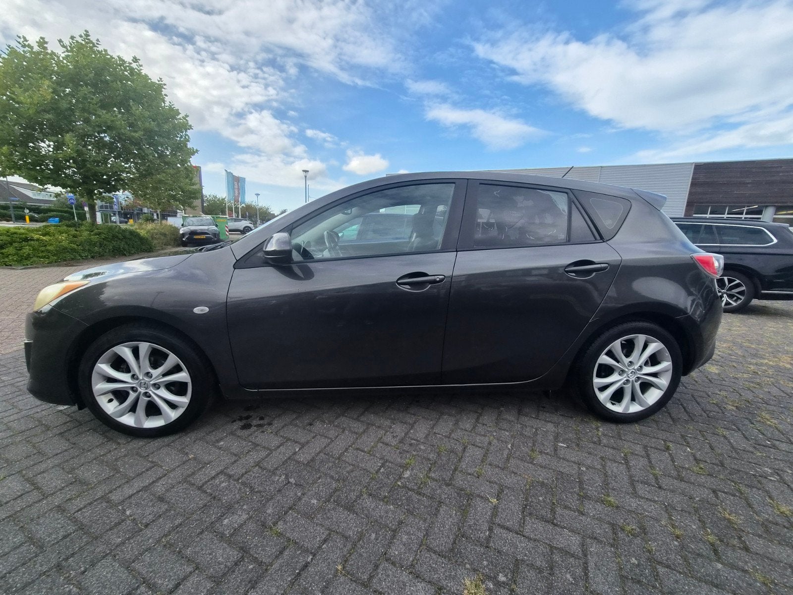 Mazda 3 1.6 Sport 2009 Grijs, Voorwielaandrijving, Stof, Zwart, 4 cilinders