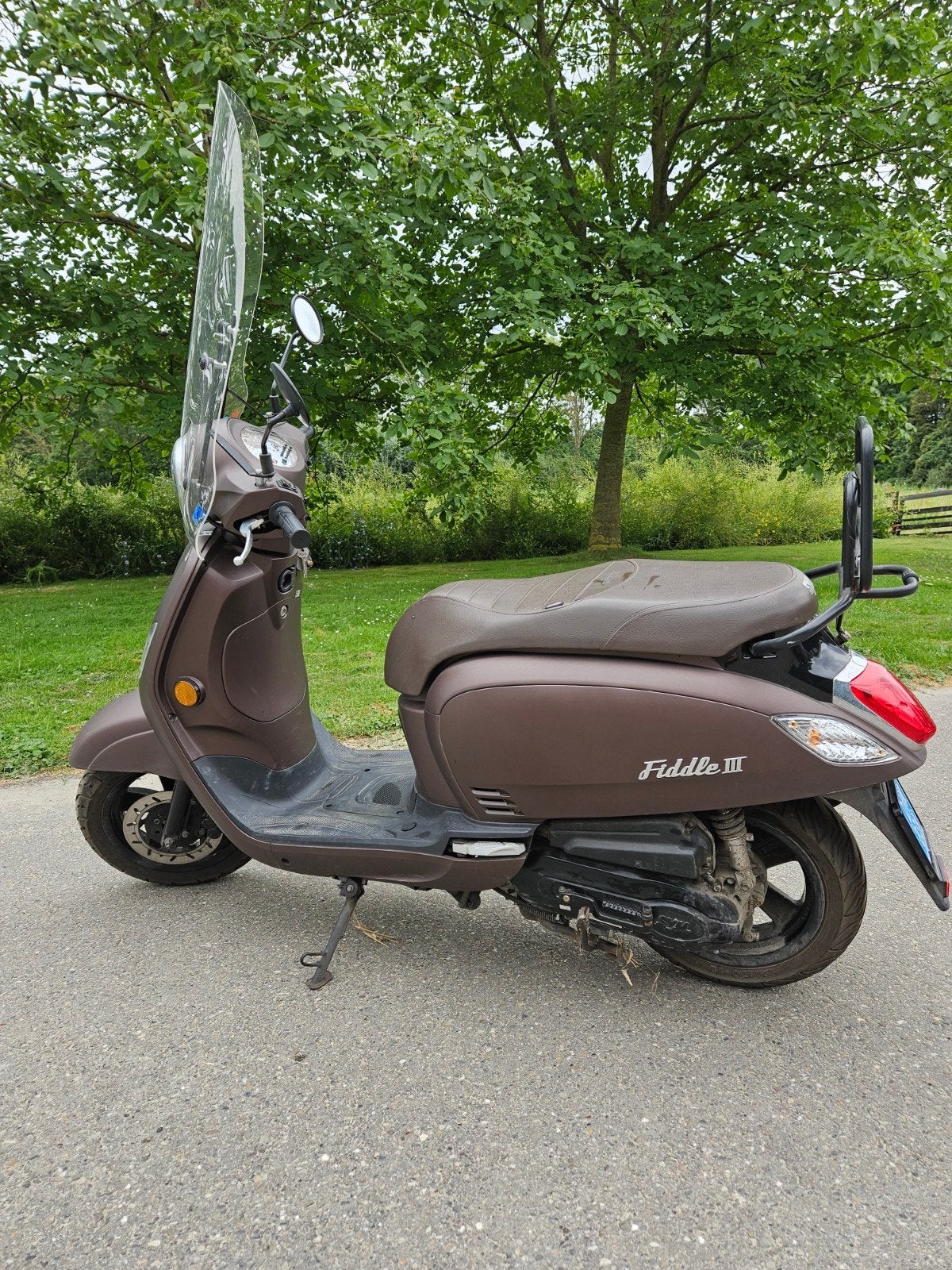 Sym Fiddle 3 Scooter - Bruin - 2019- 7795 km, Ophalen, Gebruikt, SYM, Benzine