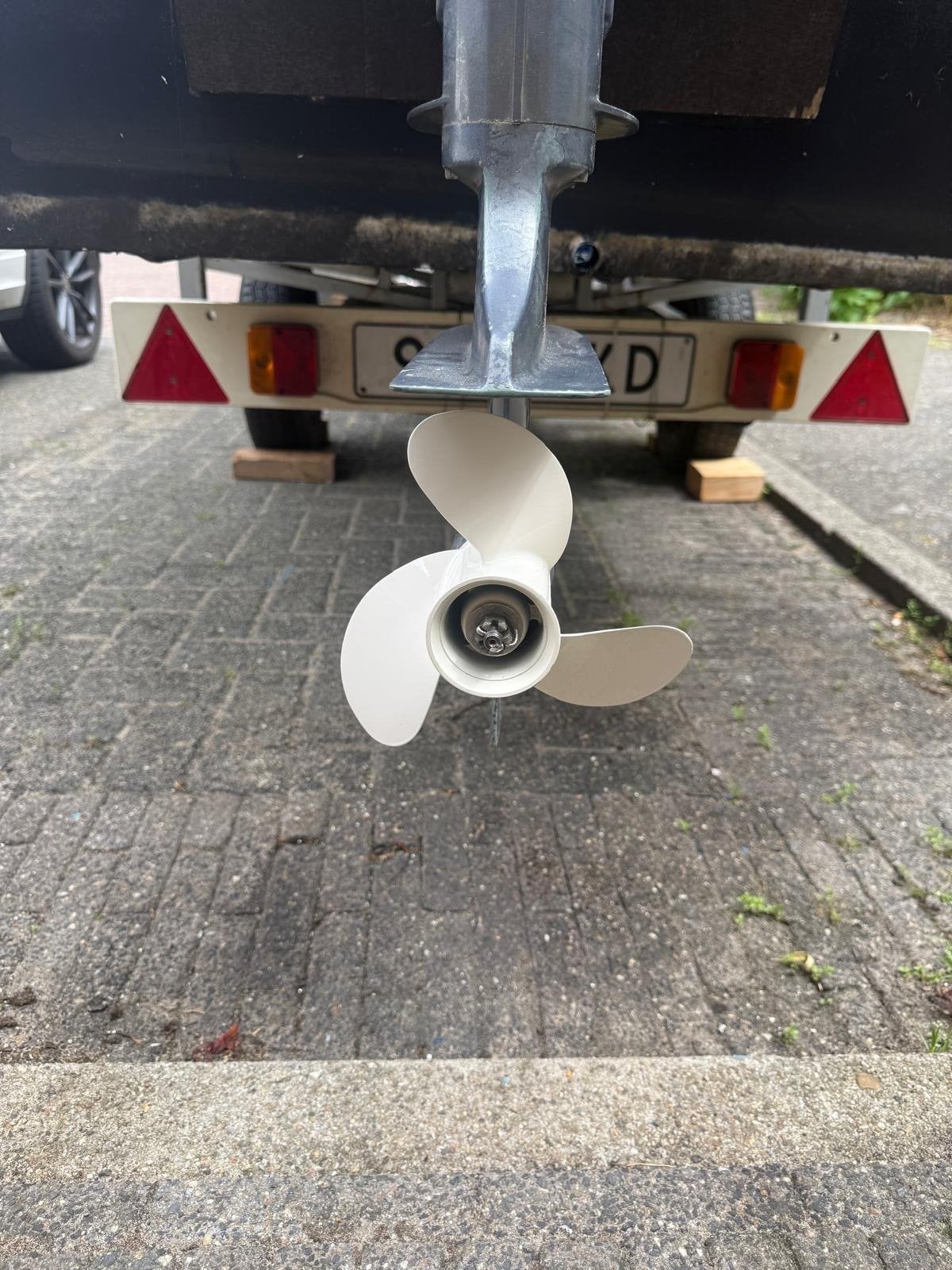 Yamaha 9,9pk 4-takt buitenboordmotor met brandstoftank, Watersport en Boten, Ophalen, Gebruikt, 5 tot 10 pk, Viertaktmotor