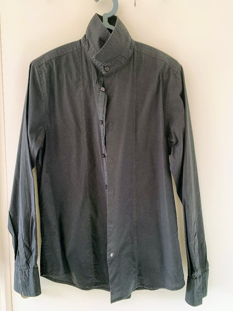 Guess overhemd, Kleding | Heren, Overhemden, Zo goed als nieuw, Halswijdte 38 (S) of kleiner, Zwart, Ophalen of Verzenden