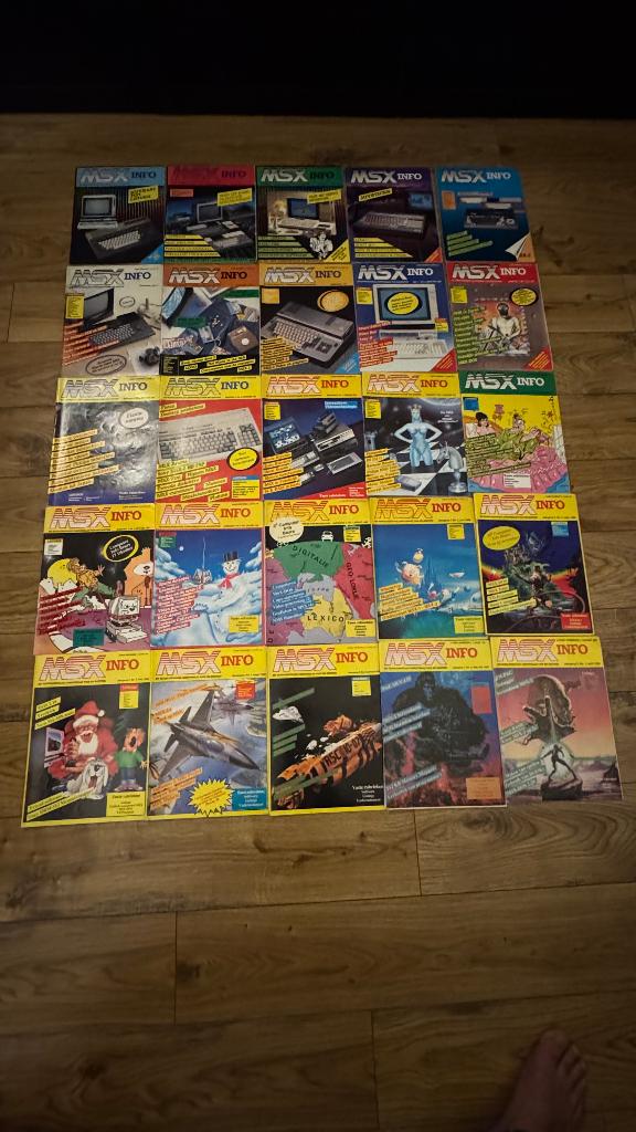 MSX - alle tijdschriften van MSX Info, Ophalen, MSX