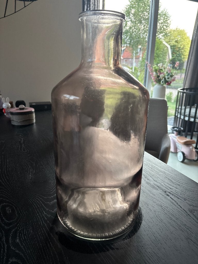 Vaas, Ophalen, Transparant, 52 cm, Glas