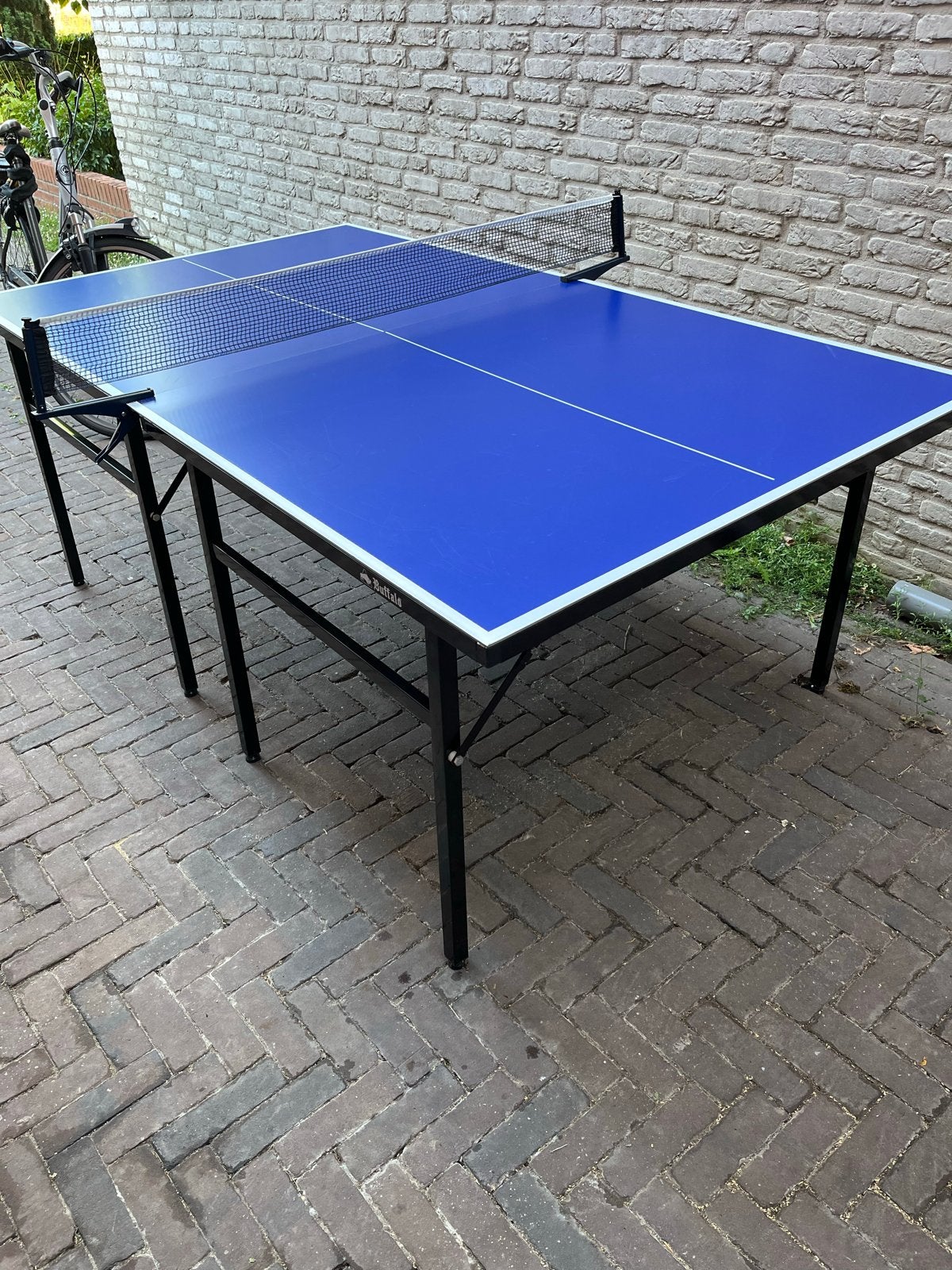 Tafeltennistafel indoor Buffalo - Zo goed als nieuw, Ophalen, Zo goed als nieuw, Tafel Indoor, Inklapbaar