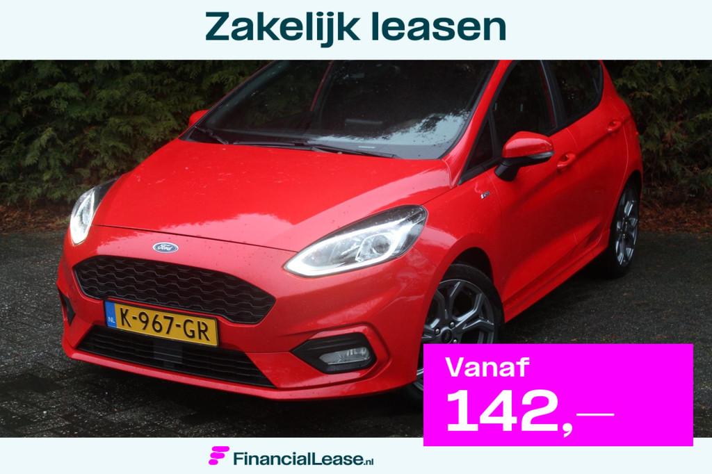 Ford Fiesta 1.0 EcoBoost ST-Line 95PK | Navigatie | Climate, Voorwielaandrijving, Stof, Gebruikt, 1064 kg