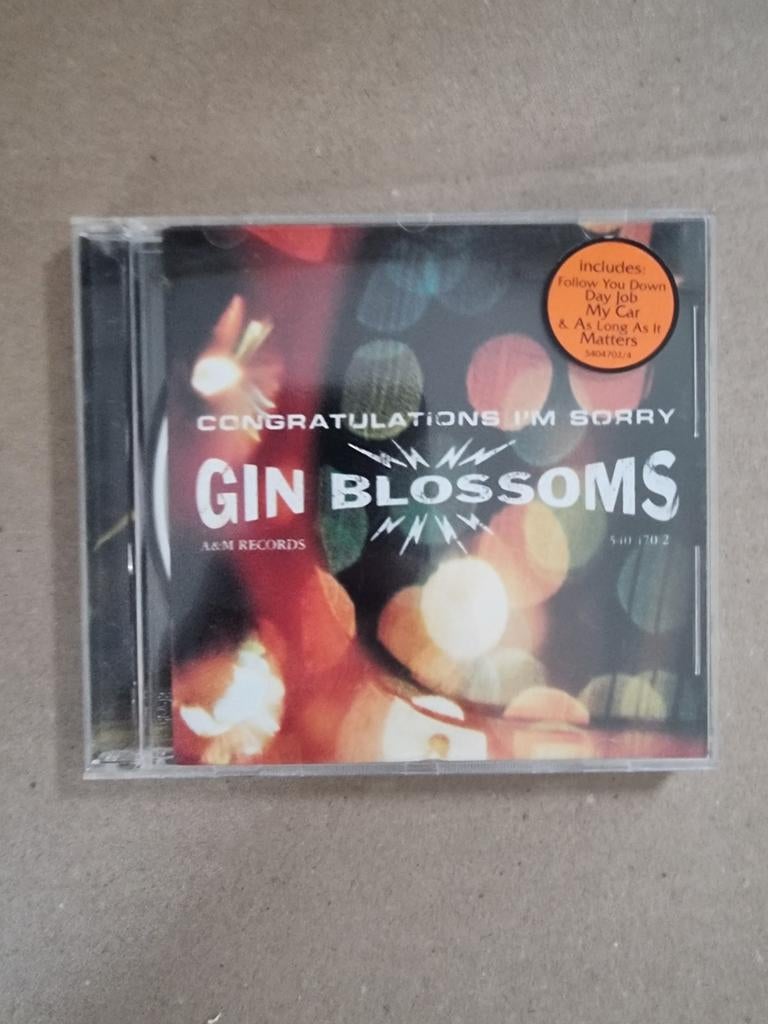 Gin Blossoms - Congratulations I'm Sorry CD, Ophalen of Verzenden, Gebruikt