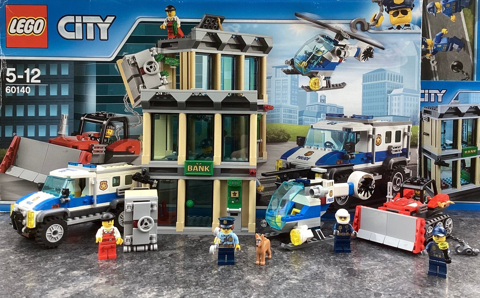 LEGO City 60140 Bankoverval met Bulldozer., Lego, Ophalen of Verzenden, Compleet, Complete set