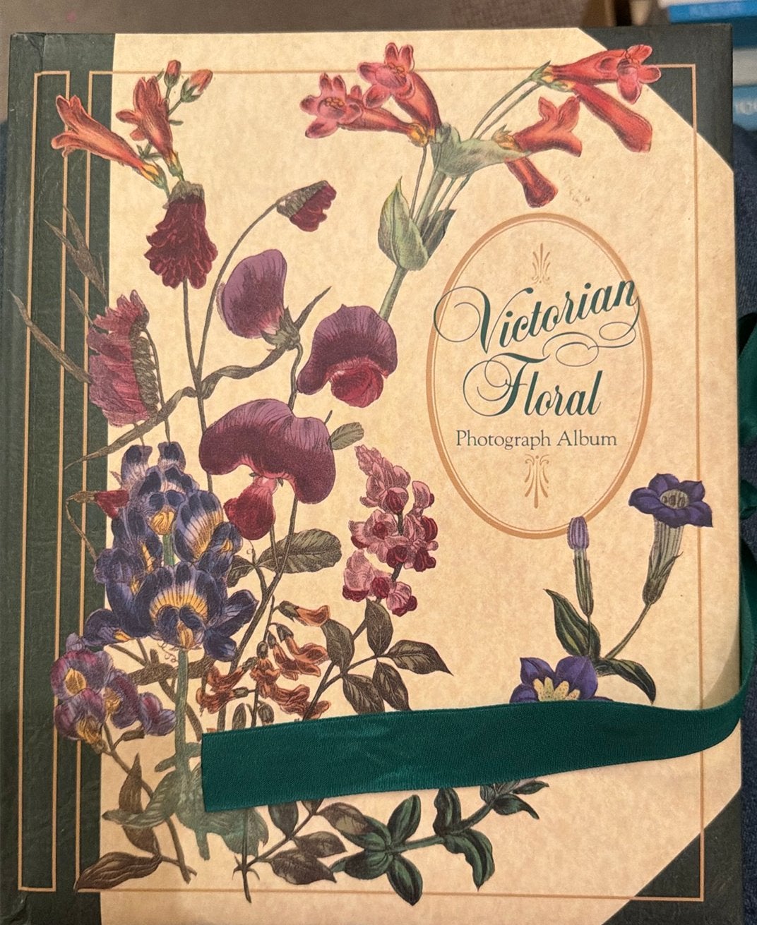 Fotoalbum victorian floral, Ophalen of Verzenden, Gebruikt