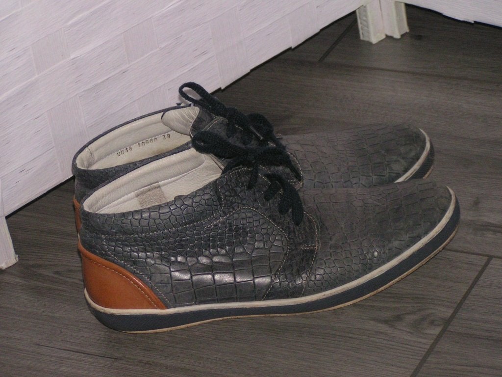 FLORIS VAN BOMMEL schoenen,Mt 41(7) topstaat, Tweedehands, Blauw, Floris van bommel, Tweedehands