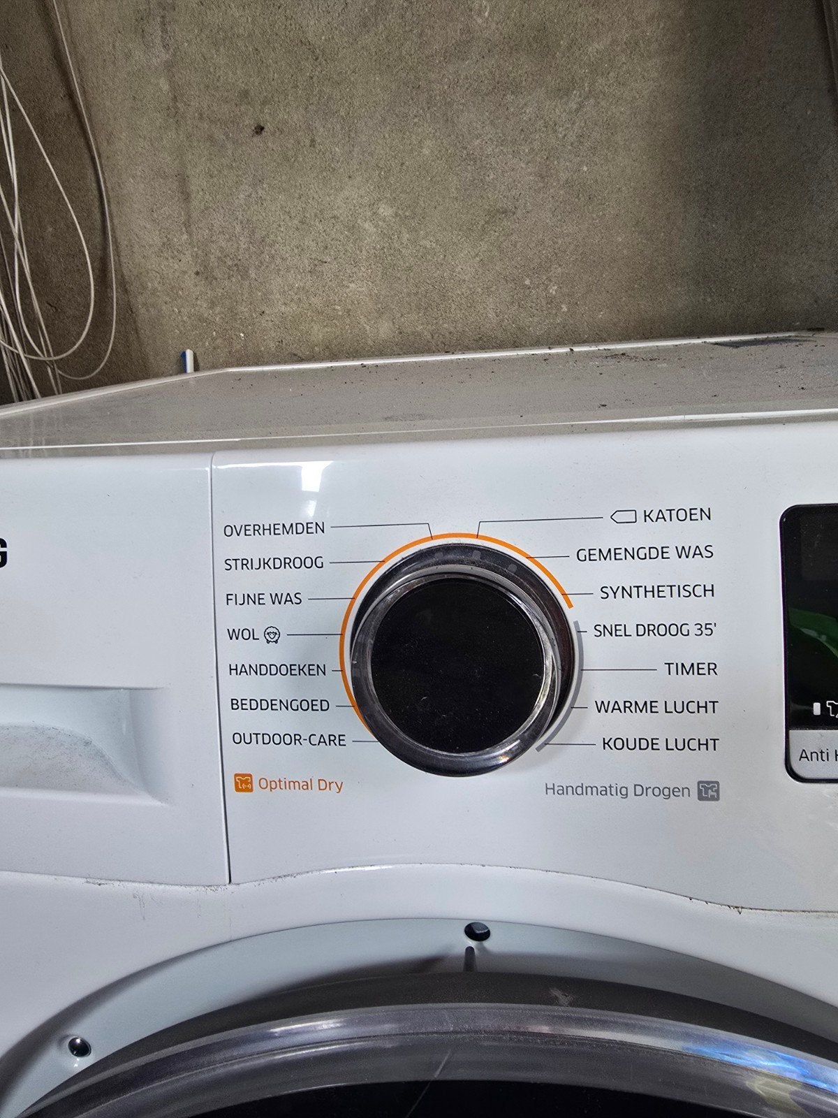 Samsung OptimalDry 8 kg wasdroger, Witgoed en Apparatuur, Wasdrogers, Gebruikt, Anti-kreukfase, 8 tot 10 kg, Ophalen of Verzenden