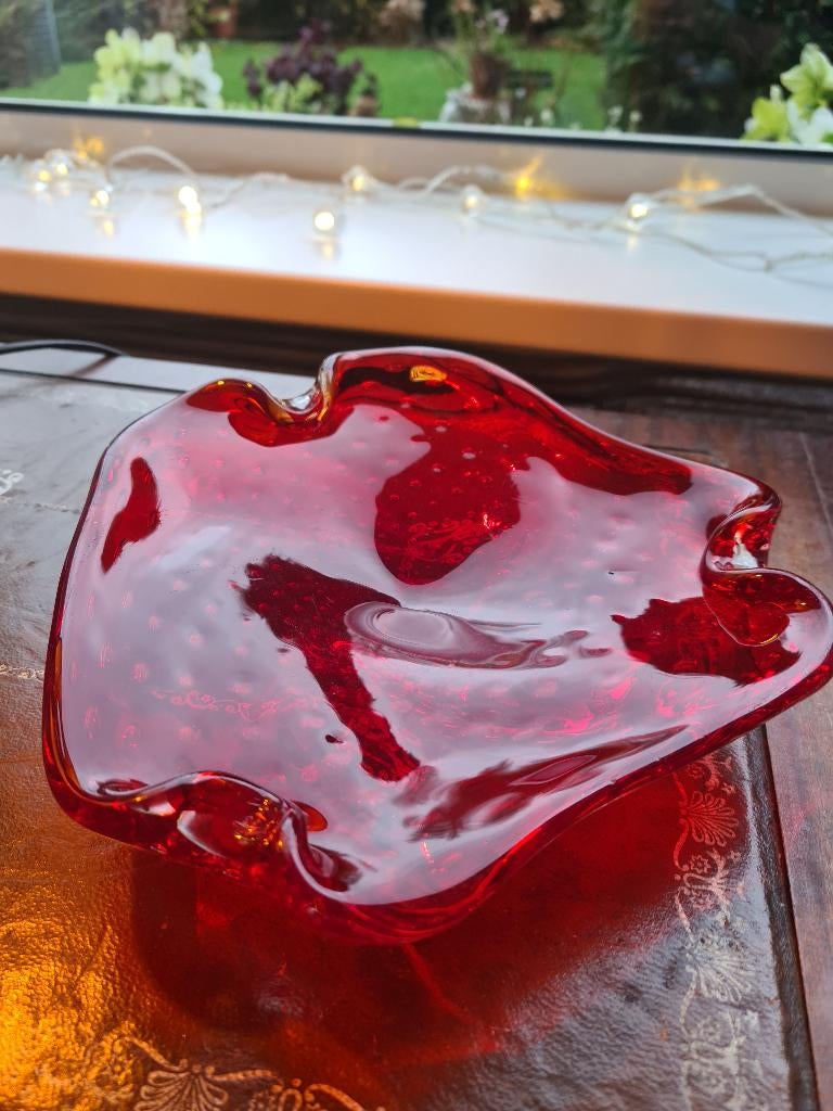 Schaal van Murano, Huis en Inrichting, Woonaccessoires | Schalen en Manden, Schaal, Rond, Ophalen of Verzenden, Glas