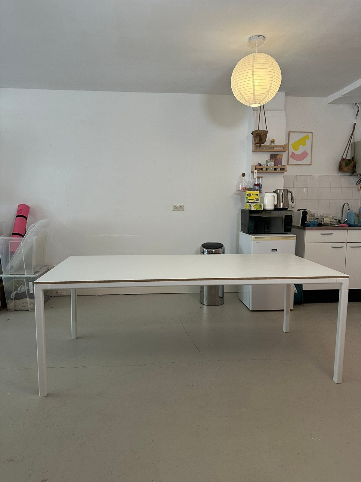 Hay tafel 200x95x74,5, Ophalen, 200 cm of meer, 50 tot 100 cm, Zo goed als nieuw