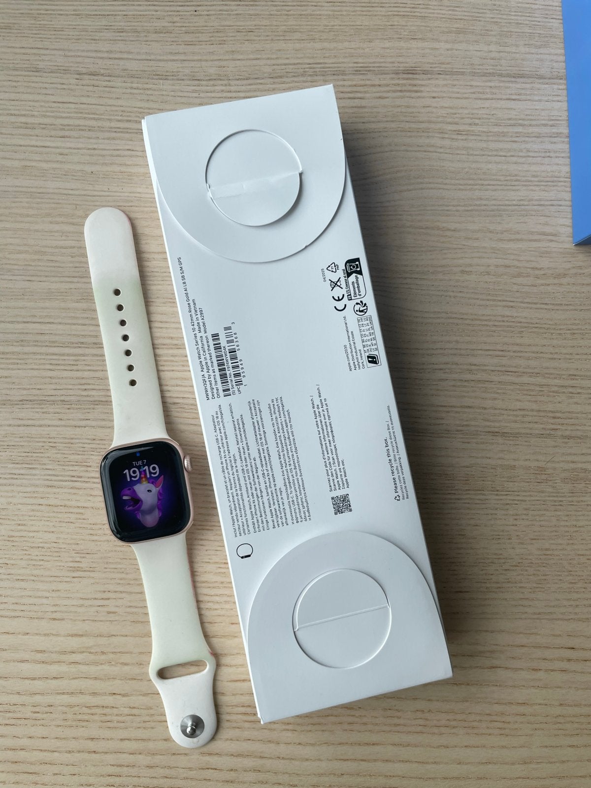 Apple Watch Series 10 GPS 42mm Starlight Aluminium, Ophalen, Afstand, Wit, IOS