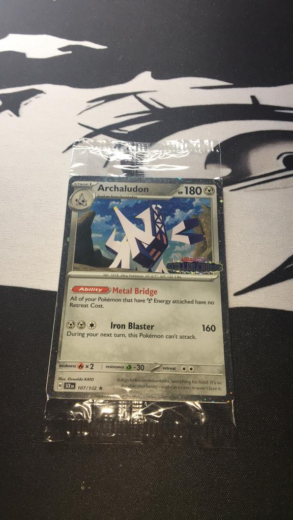 Archaludon stamped promo card, Ophalen, Zo goed als nieuw