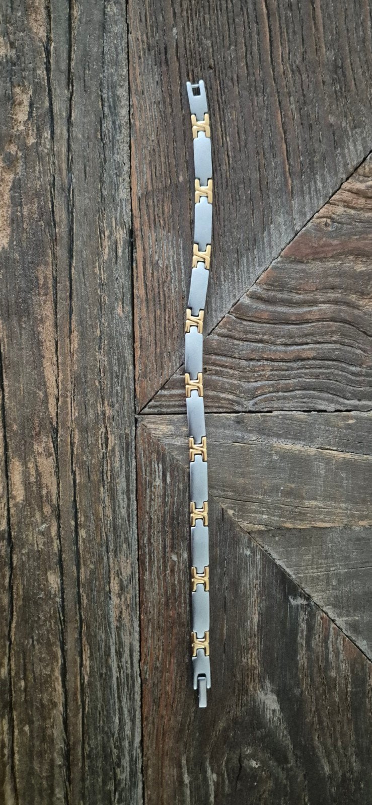 Vintage armband 21 cm, Ophalen of Verzenden, Zo goed als nieuw, Zilver, Overige materialen