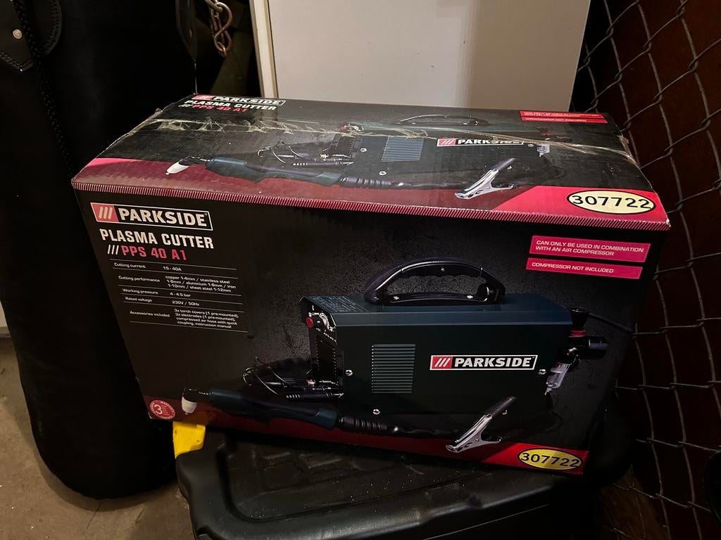 Parkside Plasma Cutter/snijder PPS 40 A1, Ophalen, Nieuw, Minder dan 150 ampère, Overige typen