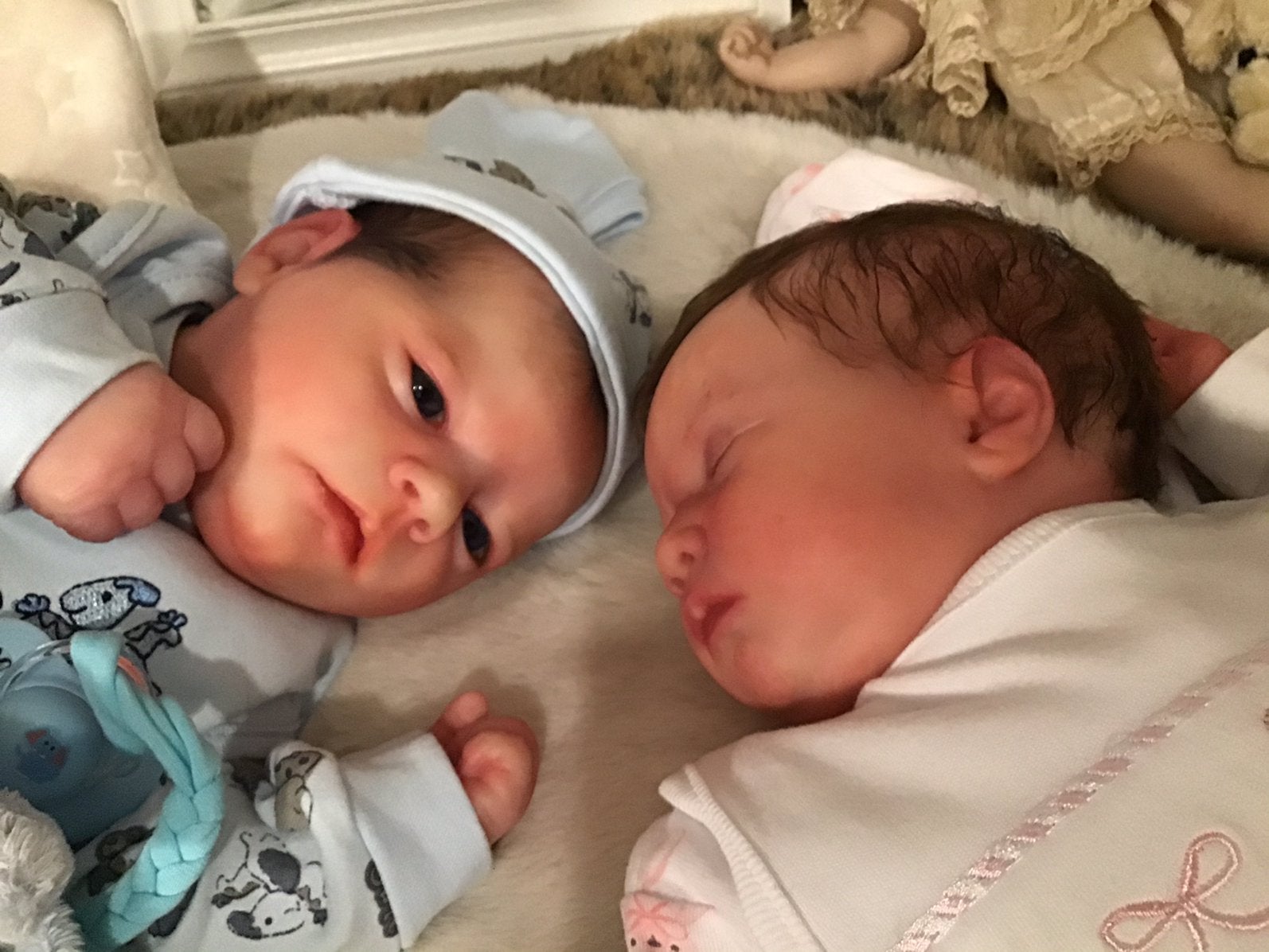 Realborn Brooklyn Awake te koop, met papieren, Verzamelen, Poppen, Ophalen of Verzenden, Zo goed als nieuw, Pop