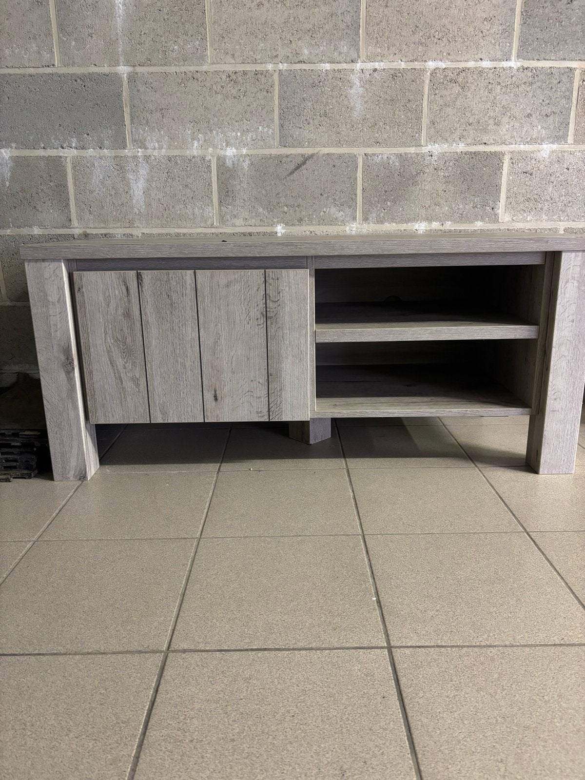 Stijlvol TV-meubel met opbergruimte, Ophalen, Gebruikt, 100 tot 150 cm, Minder dan 100 cm
